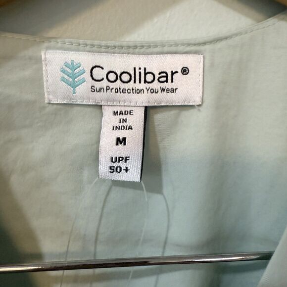 Coolibar Dress Womens Size M Wrap Sunny Isles Short Sleeve UPF Casual - Picture 8 of 9